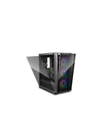 Caja Pc Deepcool E-atx Matrexx 70-add Rgb Black Tempered Glass Bahias 2x3'5,4x2'5/2xusb3.0/1xusb2.0/1xaudio(hd)/1xmic/cristal...