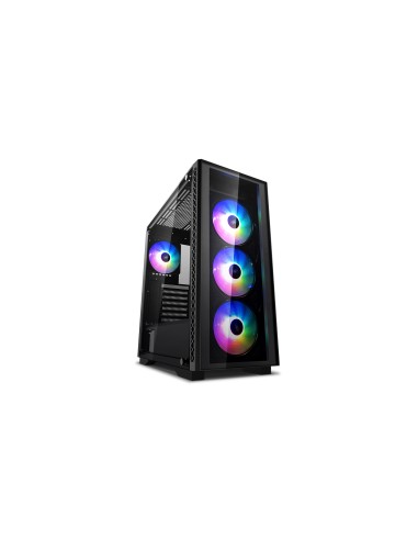 Caja Pc Deepcool Matrexx 50 Add-rgb 4f Negro Cristal Templado/4xven 120 Mm Argb/luces Rgb Dp-atx-matrexx50-ar-4f-ne