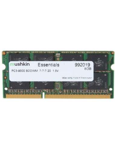 Memoria Ram Mushkin So-dimm 8gb Ddr3 Essentials 1 X 8 Gb 1066 Mhz