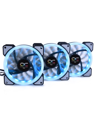 Alphacool Aurora Lux Digital Rgb - Kit De 3 Ventilador 120x120x25mm 24804