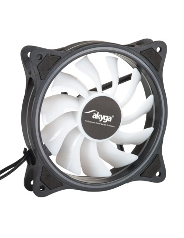 Ventilador Akyga Aw-12d-rgb 120 Mm 15 Led Rgb 6 Pines