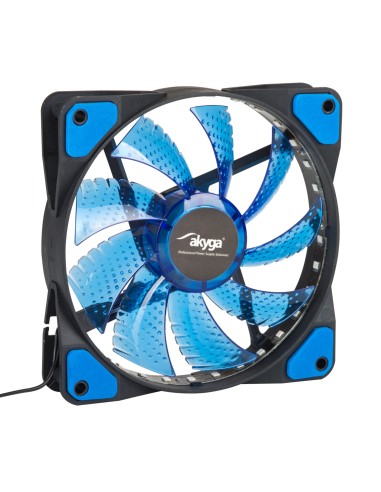 Ventilador Akyga System Aw-12e-bl 120mm 33 Led Azul Molex