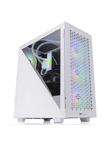 Caja Pc Thermaltake Divider 300 Tg Air Snow Cristal Templado Usb 3.0 Ca-1s2-00m6wn-02