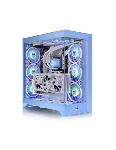 Caja Pc Thermaltake Cte E600 Mx Hydrangea Blue Argb Atx 2xusb 3.0 Sin Fuente Azul