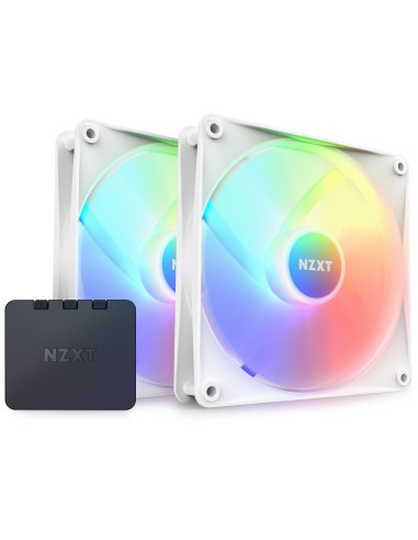 Ventilador Pc Nzxt F140 Rgb Core Twin Pack 140x140x26 Rf-c14df-w1