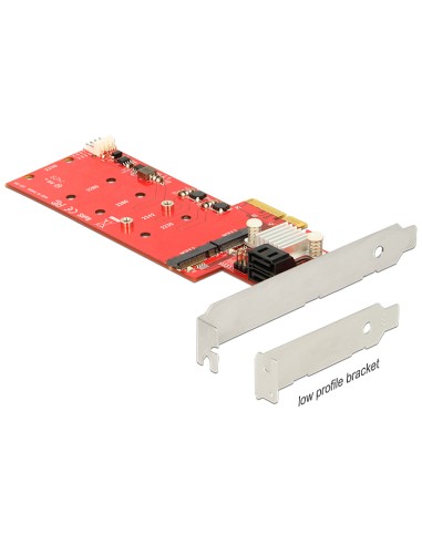 Delock Pcie 2x M.2 Ngff + 2x Sata Raid, Controlador 89379