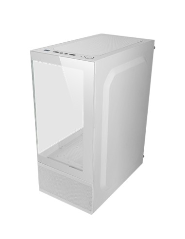 Caja Microatx Mc-se Blanco Mars Gaming Int:2x3'5,3x2'5/1xusb3.0/2xusb2.0/ Audio In/out/ Sistema De Gestión De Cableado Int...