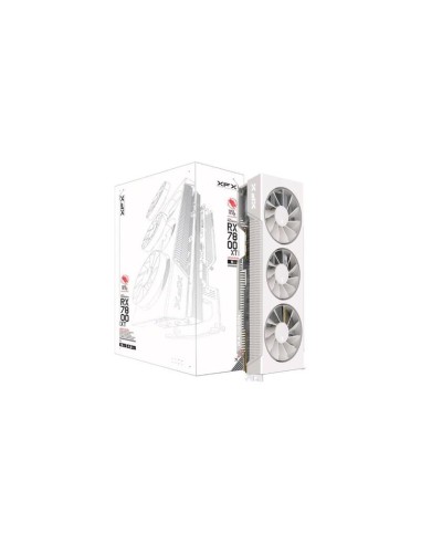 Xfx Radeon Rx 7800 Xt Quicksilver Magnetic Air Gaming Blanco, Tarjeta Gráfica Rdna 3, Gddr6, 3x Displayport, 1x Hdmi 2.1 Rx-...