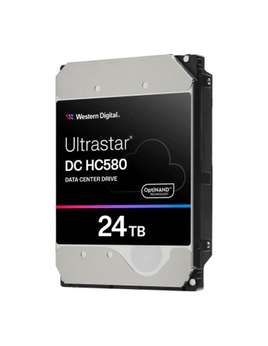 Wd Ultrastar Dc Hc580 Wuh722424al5204 Disco Duro Centro De Datos 24tb Interno 3.5" Sas 12gb/s 7200rpm Búfer: 512mb