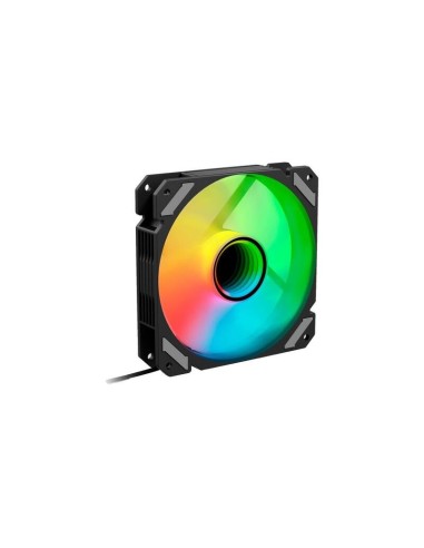 Ventilador Pc Sharkoon Shark Mirror Rgb Pwm De Caja Negro, 120 Mm 4044951042449