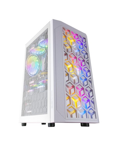 Caja Pc Marsgaming Microatx Mcmesh White