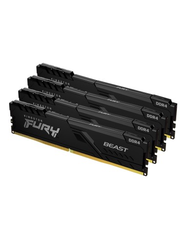 Memoria Kingston Fury Beast 64gb (4 X 16gb) Ddr4 3200 Mhz Cl16