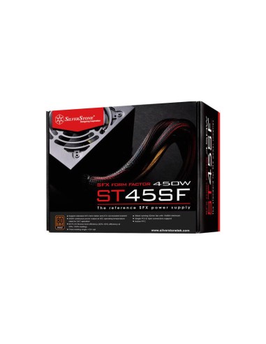 Fuente De Alimentación Sfx Silverstone St45sf V3.0 450w (80plus Bronze. Vent. 92mm)