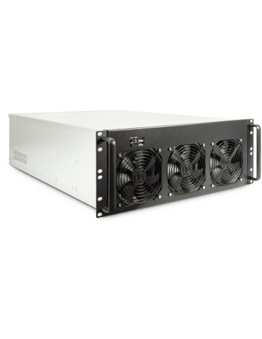 Inter-tech Mining-rack 4f28 4he 6 X 120mm Ventilador 2x2.0 Usb Retail