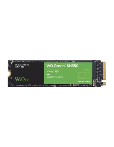 Disco Ssd Western Digital Green Nvme 960gb Pcie Sn350, Geb3 8gb/s, (r:2400/w:1900 Mb/s)