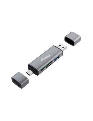 Lector De Tarjetas Externo Equip Otg Usb-c & Usb-a Sd/microsd