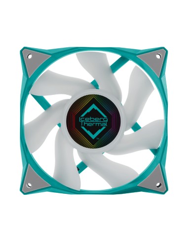 Ventilador Iceberg Thermal Icegale Argb -120 Mm Argb Verde Azulado