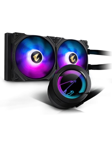 Gigabyte Aorus Waterforce 280liquid Cpu Cooler With Argb Display