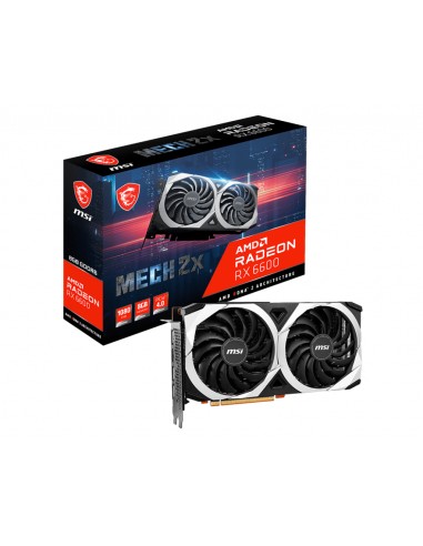 Tarjeta Grafica Msi Rtx6600 Mech 2x 8g 8gb Gddr6x Hdmi 3xdp