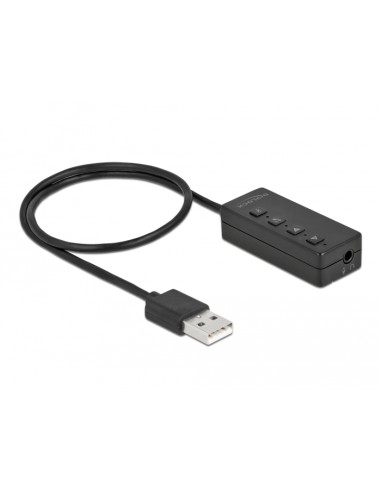 Delock Adaptador Usb Para Auriculares Y Micrófono