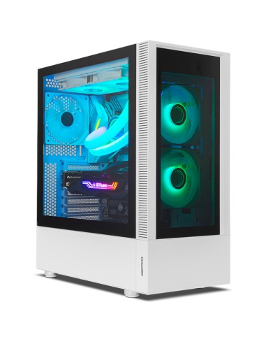 Caja Pc Nox Semitorre Hummer Nemesis Argb Blanca