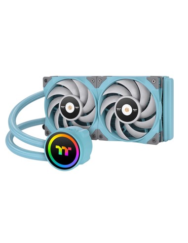 Thermaltake Toughliquid 240 Argb Sync Refrigerador Líquido Todo En Uno Turquesa 240 Mm, Refrigeración Por Agua Cl-w319-pl12...