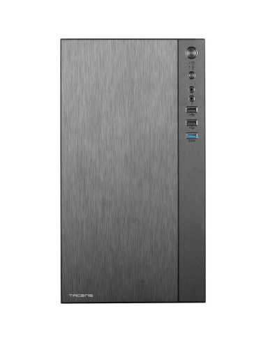 Tacens Anima Acx Caja Mini Torre Micro Atx Frontal Aluminio Pulido Ventilador 12cm Usb 3.0 Negro