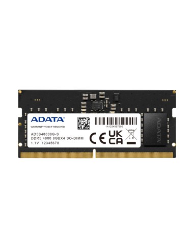 Memoria Ram Adata Ad5s48008g-s So Dimm 8gb 4800mhz Ddr5