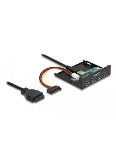 Delock Panel 3.5" Interno Usb 3.2 Gen 1 Hub 4 Puerto