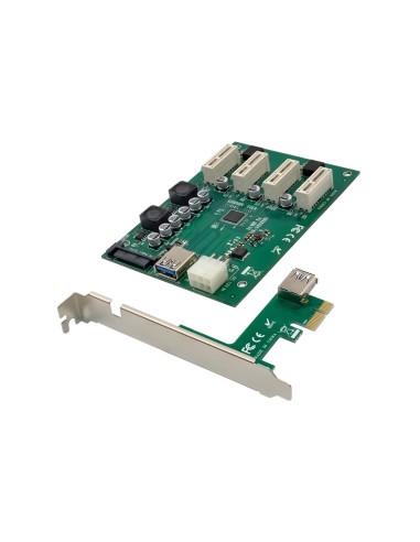 Conceptronic Pci Express Card Pcie X1 To 4 Pcie X1 Expan.kit