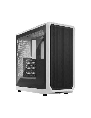 Caja Pc Fractal Design Focus 2 White Tg Clear Tint, Fd-c-foc2a-02