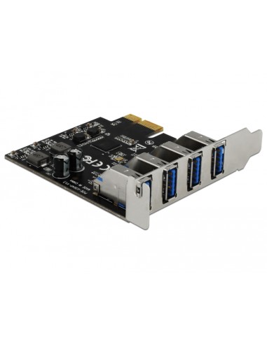 Delock Tarjeta Pci Express Usb 3.0 Con 4 X Tipo-a Externa Hembra