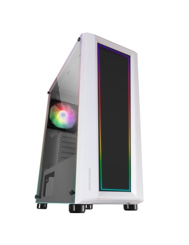 Caja Gaming Semitorre Mars Gaming Artística Mc-art Blanca