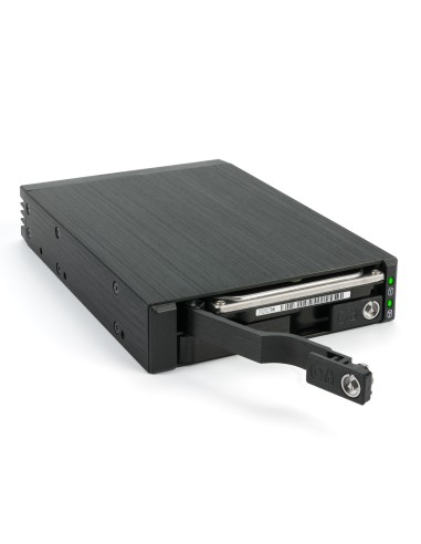 Fantec Mr-25dual, Marco Extraíble Sata + Sas Hdd/ssd De 2,5", Negro