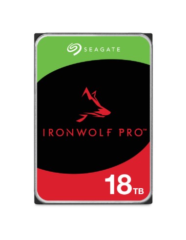 Disco Seagate Ironwolf Pro Enterprise Nas Hdd 18tb 7200rpm 6gb S Sata 256mb Cache 8.9cm 3.5" 24x7 For Nas Raid Rackmount Syst...