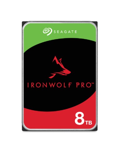 Disco Seagate Ironwolf Pro Enterprise Nas Hdd 8tb 7200rpm 6gb S Sata 256mb Cache 8.9cm 3.5" 24x7 For Nas Raid Rackmount Syste...