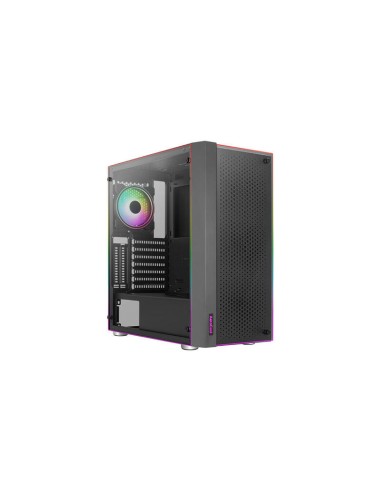 Caja Pc Aerocool Midi Scribble Argb Microatx/atx/mini-itx