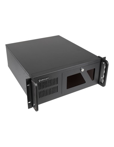 Caja Pc Unykach 19 4u Uk 4229 Evo Forntal Con Puerta De Seguridad Filtro Antipolvo Usb 3.0 Sin Fuente De Alimentación