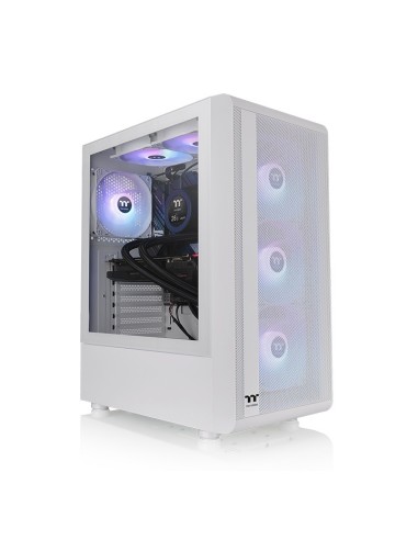 Caja Pc Thermaltake S200 Tg Argb Snow, Ca-1x2-00m6wn-00