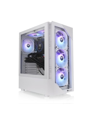 Caja Pc Thermaltake View 200 Tg Argb Snow, Ca-1x3-00m6wn-00