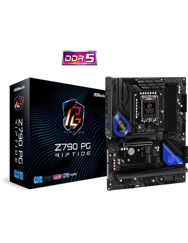 Placa Base Asrock 1700 Z790 Pg Riptide Atx 4xddr5 8xsata6 1xusb-c 1xusb 3.2 2xusb 2.0