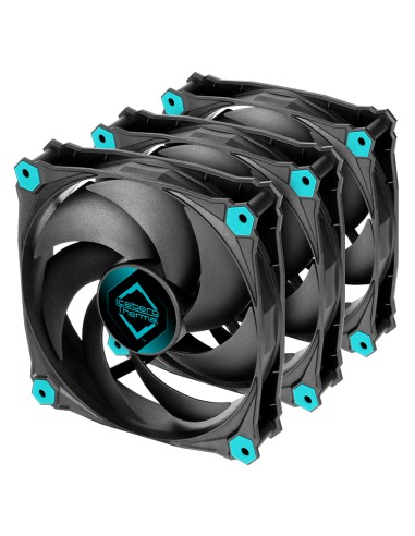 Ventilador Iceberg Thermal Icegale Silent - 120mm  Negro (3er Pack)*