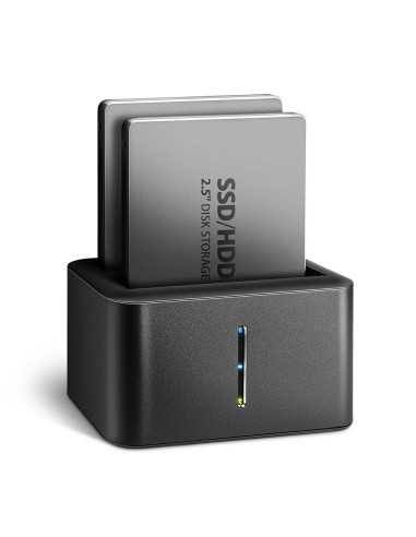 Axagon Adsa-d25 Base De Conexión Para Disco Duro Usb 3.2 Gen 1 (3.1 Gen 1) Type Micro-b Negro