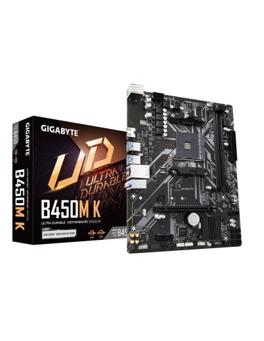 Placa Base Gigabyte B450m K Socket Am4 Micro Atx