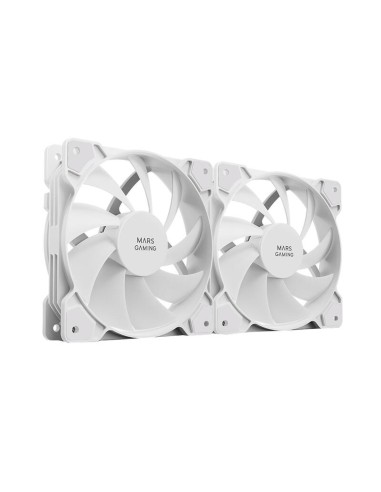 Kit 2 Ventiladores Auxiliar Mfprox2 Blanco Mars Gaming