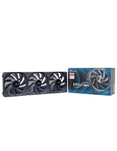 Seasonic Magflow 1225 Pwm Ventilador - 120mm, 3er Kit