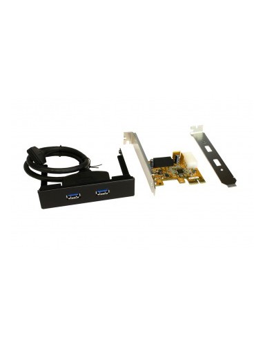 Tarjeta Pci-express Usb3.0 Para 3,5 '' Para Instalación Frontal De 3,5 ''