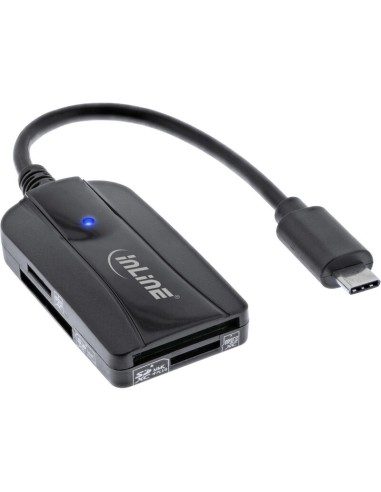 Lector De Tarjetas Inline Usb 3.1 Usb-c, Para Sd/sdhc/sdxc, Microsd, Compatible Con Uhs-ii