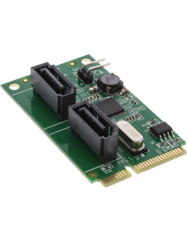 Tarjeta Inline Mini-pcie 2.0 2x Sata 6gb/s Raid 0 / 1 / Span