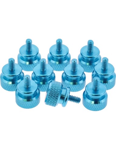 Tornillos De Mariposa Inline Para Cajas, Aluminio, Azul, 10 Uds